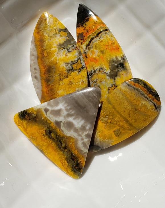 Bumble Bee Jasper Pendants