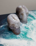 Agate Skulls