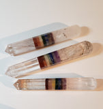 Quartz Colour Banded Wands