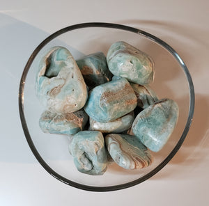 Caribbean Calcite Tumbled