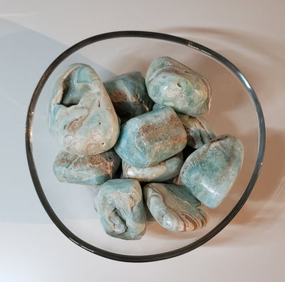 Caribbean Calcite Tumbled
