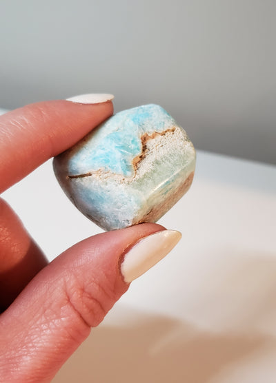 Caribbean Calcite Tumbled