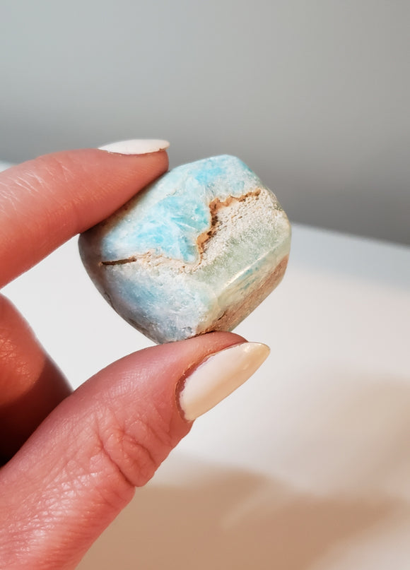 Caribbean Calcite Tumbled