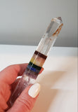Quartz Colour Banded Wands