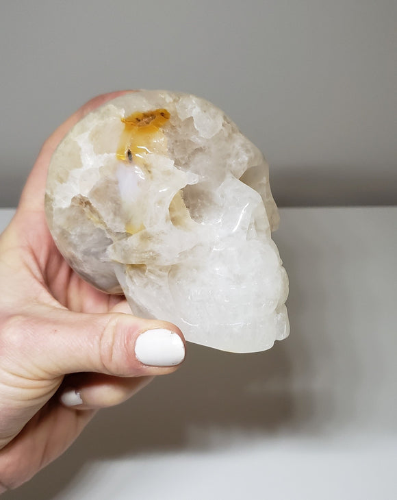 Agate Skulls