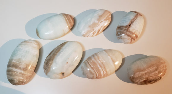 Caribbean Calcite Palm Stones