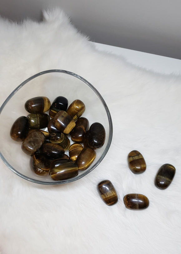 Tiger's Eye Tumbled