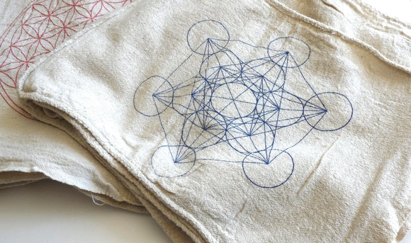 Metatron's Cube Crystal Grid Cloth
