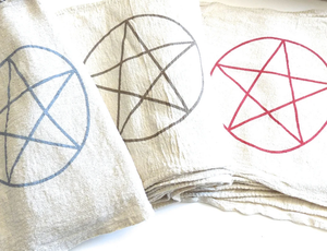 Pentagram Crystal Grid Cloth