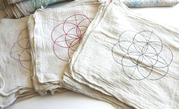 Seed of Life Crystal Grid Cloth